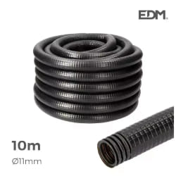 EDM Gaine ICTA Ø16mm Noir Extérieur 10m