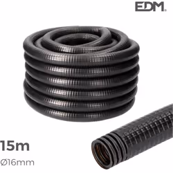 Gaine électrique sans tire-fils d'un diamètre intérieur de 16mm et de diamètre extérieur 25mm. Couronne d'une longueur totale ...