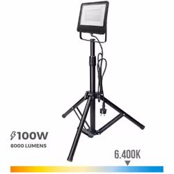 Projecteur EDM 6400 K 24,6 x 22,8 x 2,9 cm 100 W