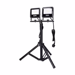 2 Projecteurs Led EDM sur Trépied 6400k - 2x30W - 2x2370 Lumens - Noir