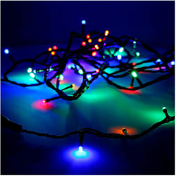 EDM - Guirlande Easy-Connect 4m 60 Led Multicouleur 30v Ip44 (usage Int. Ext.) Total 1,08w