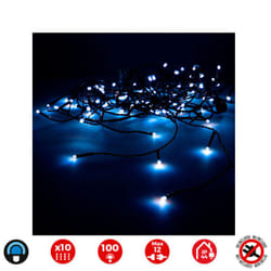 EDM - Guirlande Easy-Connect 2x1m 10 Bandes De 100 Leds Bleue 30v (usage Int. Ext.) Total 1,8w