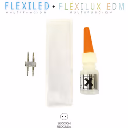 Kit raccordement tube flexilux/flexiled 2 voies 13mm edm . . . Indice de Protection IP : IP20 Certification : CE Longueur : 1 ...