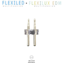 EDM - Picot de connexion tube flexilux/flexiled 13mm 2 voies