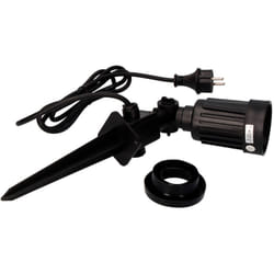 Piquet De Jardin étanche Couleur Noire 1 Projecteur E27 EDM