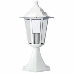 Lampe En Aluminium Et Verre Pour Mur. Ip44 E27 Couleur Blanche. Taille: Ø16x40cm (diamètre/hauteur) Modèle Zurich. Puissance ...