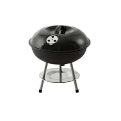 Barbecue avec couvercle et pieds - Métal - Diamètre 35,5 cm
