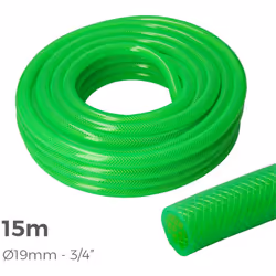 EDM - Tuyau d'arrosage anti-torsion ø intérieur 19mm ø extérieur 25mm (3/4') - rouleau 15m