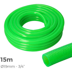 EDM - Tuyau d'arrosage anti-torsion ø intérieur 19mm ø extérieur 25mm (3/4') - rouleau 15m