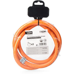 Kit tuyau butaflex double couche 9x15mm 1,5mts (2 colliers de serrage inclus)