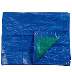 Bâche 2x3mts double face bleu/vert oeillets en métal 90grs/m2 edm. . . . Poids : 0,5380kg Indice de Protection IP : IP20 Cert ...