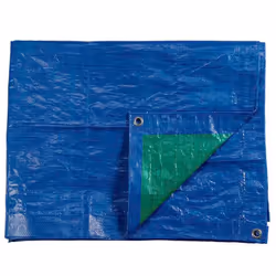 Auvent 6x10m Double Face. Couleur Bleu/Vert. Produits Métalliques. Densité 90g/M². Matière: Polyester Imperméable. Intérieur  ...