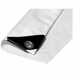 Auvent 5x8m Double Face. Couleur Blanc. Produits Métalliques. Densité 90g/M². Matière: Polyester Imperméable. Intérieur Extér ...