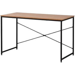 Bureau - EDM - 75195 - Noir - Bois - Métal - 120x60x74 cm