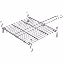 Grille double 35x35cm edm avec finition zinc edm gourmet kitchen. Produit conforme normative ce 1935/2004 etant apte pour le  ...