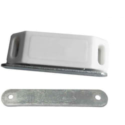 Loquet Fermeture Magnétique Blanc (deux Pièces) 75x18mm