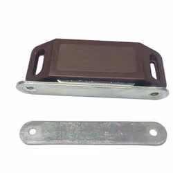 Loquet fermeture magnétique marron (deux pièces) 75x18mm . . . Indice de Protection IP : IP20 Certification : CE Garantie : 3 ...