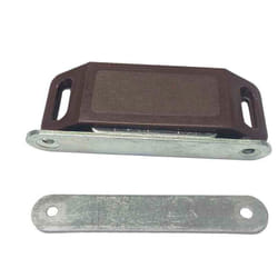 EDM - Loquet fermeture magnétique marron (deux pièces) 75x18mm
