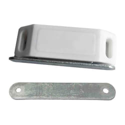 EDM - Loquet fermeture magnétique blanc (deux pièces) 45x15mm