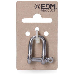 Manille en acier inoxydable aisi 316 5 mm 3/16" edm.