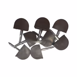 Support étagère - EDM - Semi rond - Pack de 8 unités - Petit meuble complément - Marron