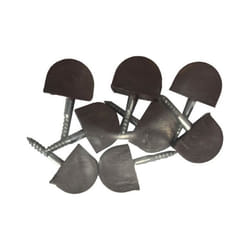 Support étagère - EDM - Semi rond - Pack de 8 unités - Petit meuble complément - Marron