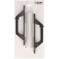 Blister poignée plaque droite 6804 alum ne EDM