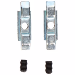 Contre-Fermeture Blister 6819-05. Contenu Blister 2 Unit. Taille 30x20mm. Matériau Zamak. Finition Zinguée. (VIS Incluses)