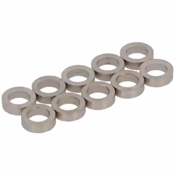 Blister avec ovale pour broche en acier inoxydable Diamètre interne 7mm. Diamètre externe 10,5 mm. Épaisseur de 3mm. Poids :  ...