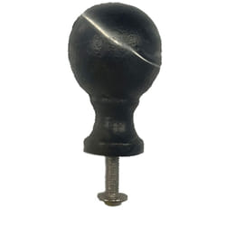 EDM - Pommeau rond 25mm fer noir