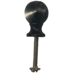 EDM - Pommeau rond 18 mm fer noir