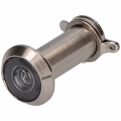 Vue blister 14 mm 180º mr01.taille 35-60mm.matériel zamak.finition nickel satiné. . . . Poids : 0,027Kg Indice de Protection ...