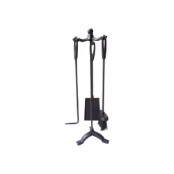 Présentation : Avec ce kit pour cheminée EDM composé d'une pelle, d'un balai et d'un pique en fer forgé, réussissez tous vos  ...