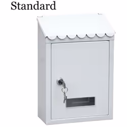 Boîte aux lettres en acier standard blanc EDM La boîte aux lettres en acier standard blanc de la marque EDM est la solution p ...