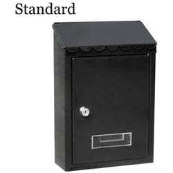 Boîte à Lettres En Acier Modèle Standard Noire