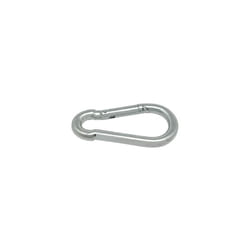 Mousqueton de pompier sans sécurité MSQ01 50x25x5mm en acier galvanisé (2 unités)