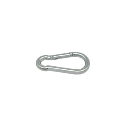 Mousqueton de pompier sans sécurité MSQ01 60x30x6mm en acier galvanisé (2 unités)