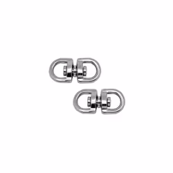 L'anneau pivotant > est un accessoire polyvalent et durable, idéal pour une variété d'applications. Fabriqué en acier nickelé ...