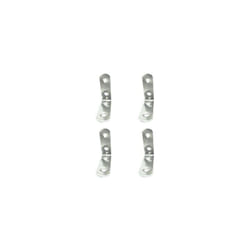 Cornières de renfort AN24 50x50x16mm en acier inoxydable (4 unités, vis comprises)