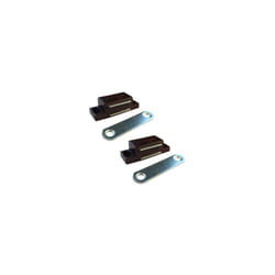 EDM - Fermeture magnétique 'IM02' 56x18x13,5 mm en acier inoxydable et abs marron (2 unités, vis incluses)