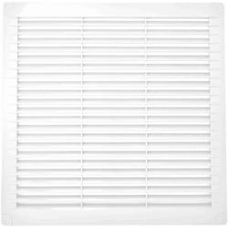 EDM Grille de ventilation de 87708 White 30 x 30 x 0,7 cm Moustiquaire