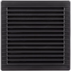 EDM Grille de ventilation de 87726 Anthracite 17 x 17 x 1,15 cm Moustiquaire