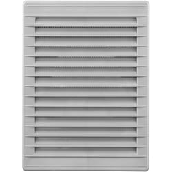 Grille de ventilation de 87734 Gris 13,5 x 20,5 cm Moustiquaire - EDM