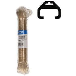 Cheveau cable d'acier plastifié 15 mts - or EDM