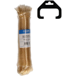 Cheveau cable d'acier plastifié 25 mts - or EDM