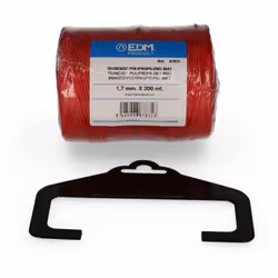 Bobine De Polypropylène Tressé 8842 200mts - Rouge. Diam 1,7mm - Composition: Tressage Polypropylène Haute Tenue Avec Protect ...