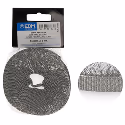 Sangle Mini Volet Roulant 5mts - Largeur 14 Mm - Gris. Composition: Sangles Cousues En Fil De Polypropylène 100%. Caractérist ...