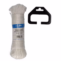 Écheveau tressé nylon 15mts blanc grenat edm. . . . Matériau : Nylon Indice de Protection IP : IP20 Couleur : Blanc Certifica ...