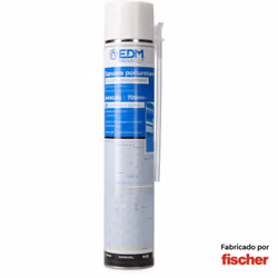 Mousse polyuréthane 700 ml avec canule - unique composant qui durcit grâce à l'humidité de l'air - polyvalent - edm. . . Indi ...