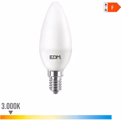 Ampoule LED 8W avec une puissance d'éclairage de 60W. Teinte de lumière : blanc chaud 3000K. Angle d'éclairage : 150°. Branch ...